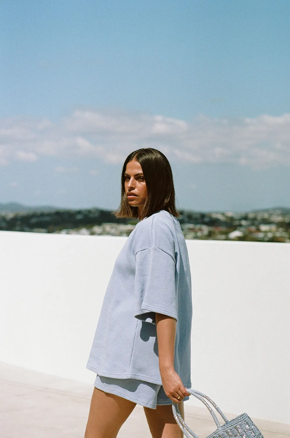 SAMPLE-Wanderer Top - Cornflour sold by Sabo Skirt product image thumbnail 5