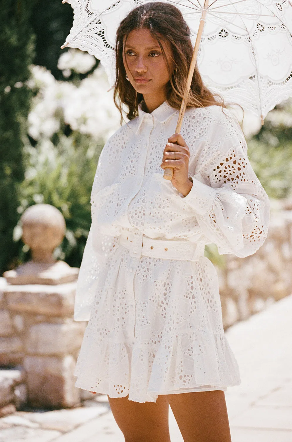 Belted Lota Dress - Broderie sold by Sabo Skirt product image thumbnail 2