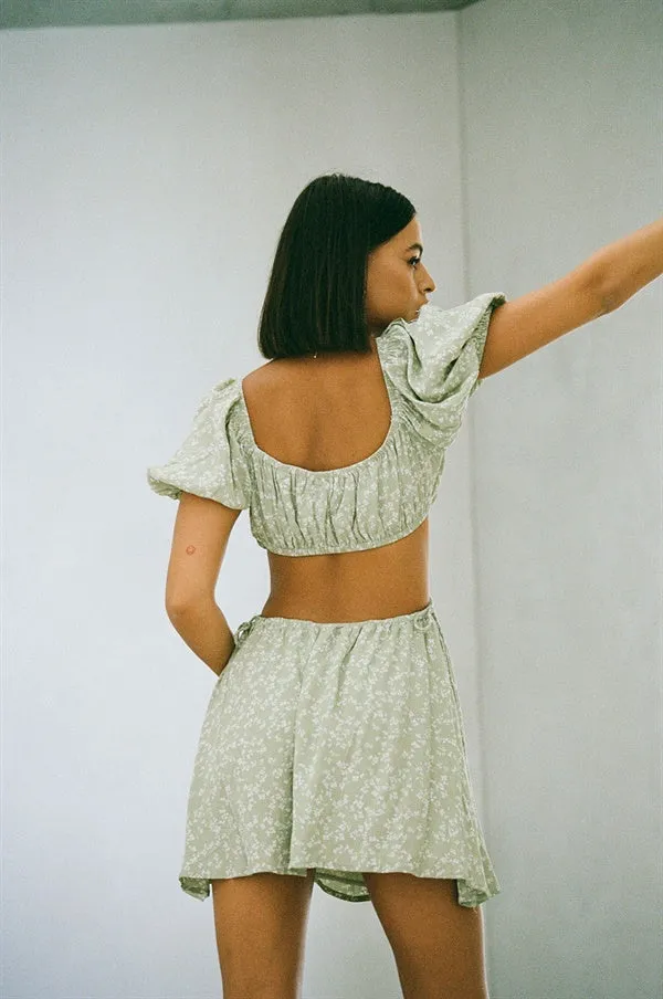 Eilish Dress - Moss sold by Sabo Skirt product image thumbnail 4