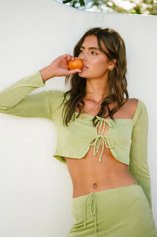 Marcelle Top - Olive made by Sabo Skirt