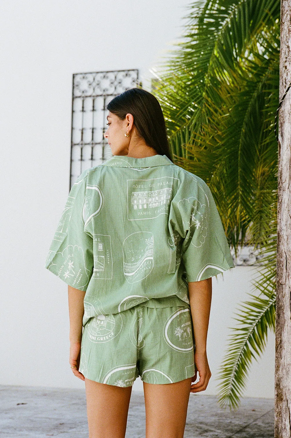 Seona Top - Luggage Labels sold by Sabo Skirt product image thumbnail 4