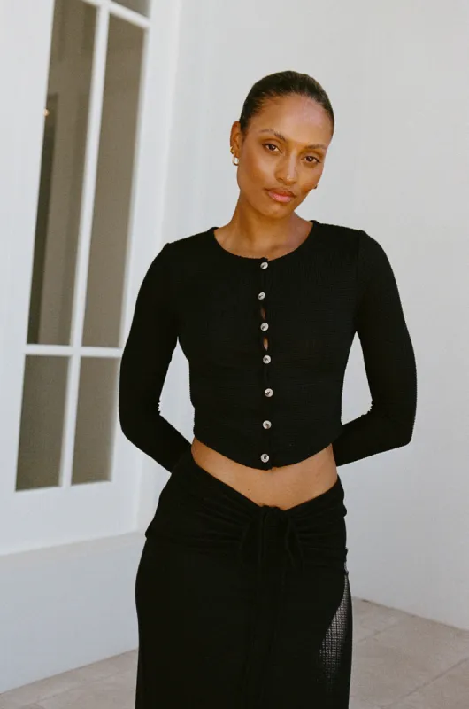 Elsie Top - Black sold by Sabo Skirt
