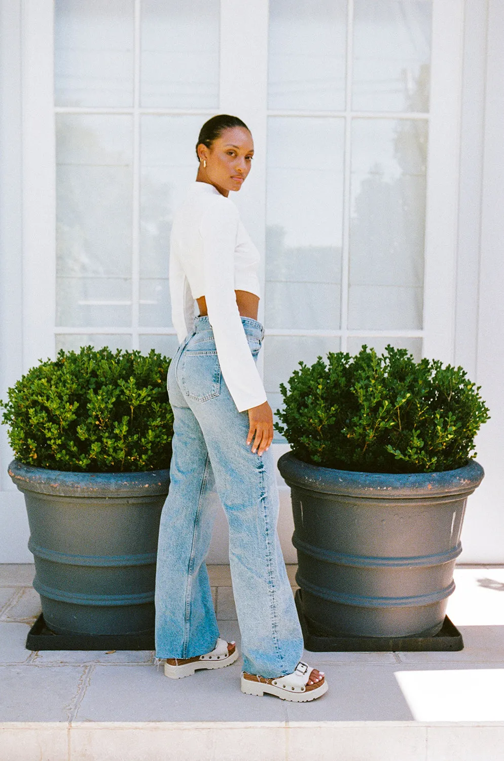 SAMPLE-Azores Top - White sold by Sabo Skirt product image thumbnail 4