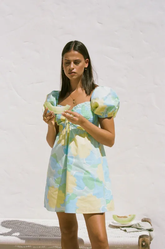 Oura Shirred Dress sold by Sabo Skirt