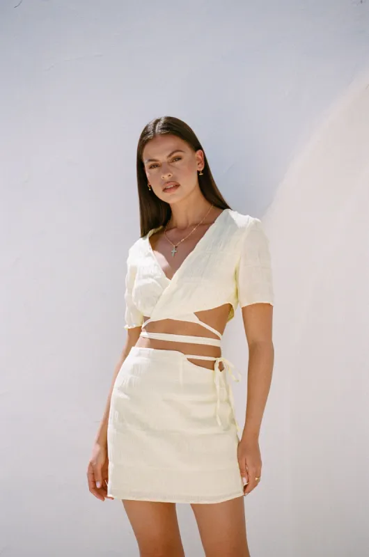 Mattie Wrap Top sold by Sabo Skirt