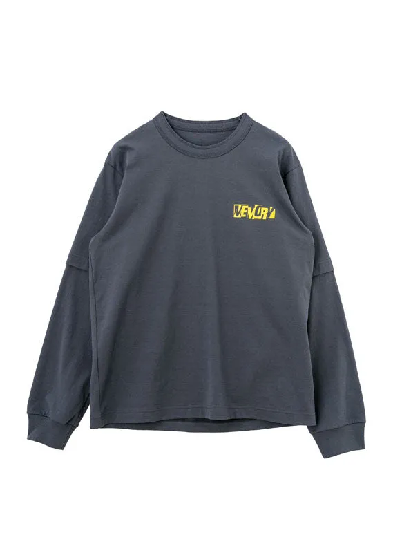 Print L/S T-Shirt sold by Sacai