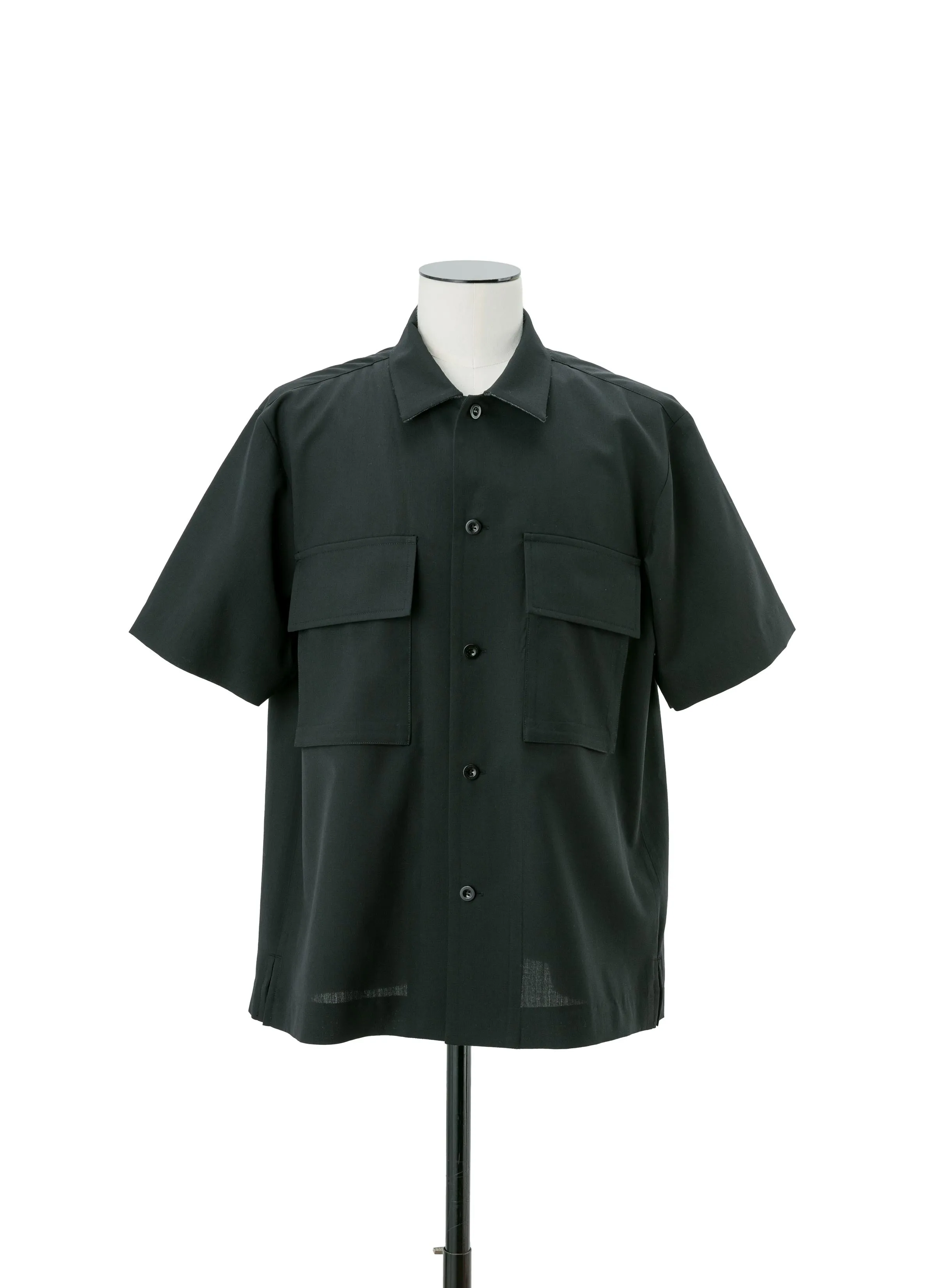 Wool Silk Suiting Shirt sold by Sacai
