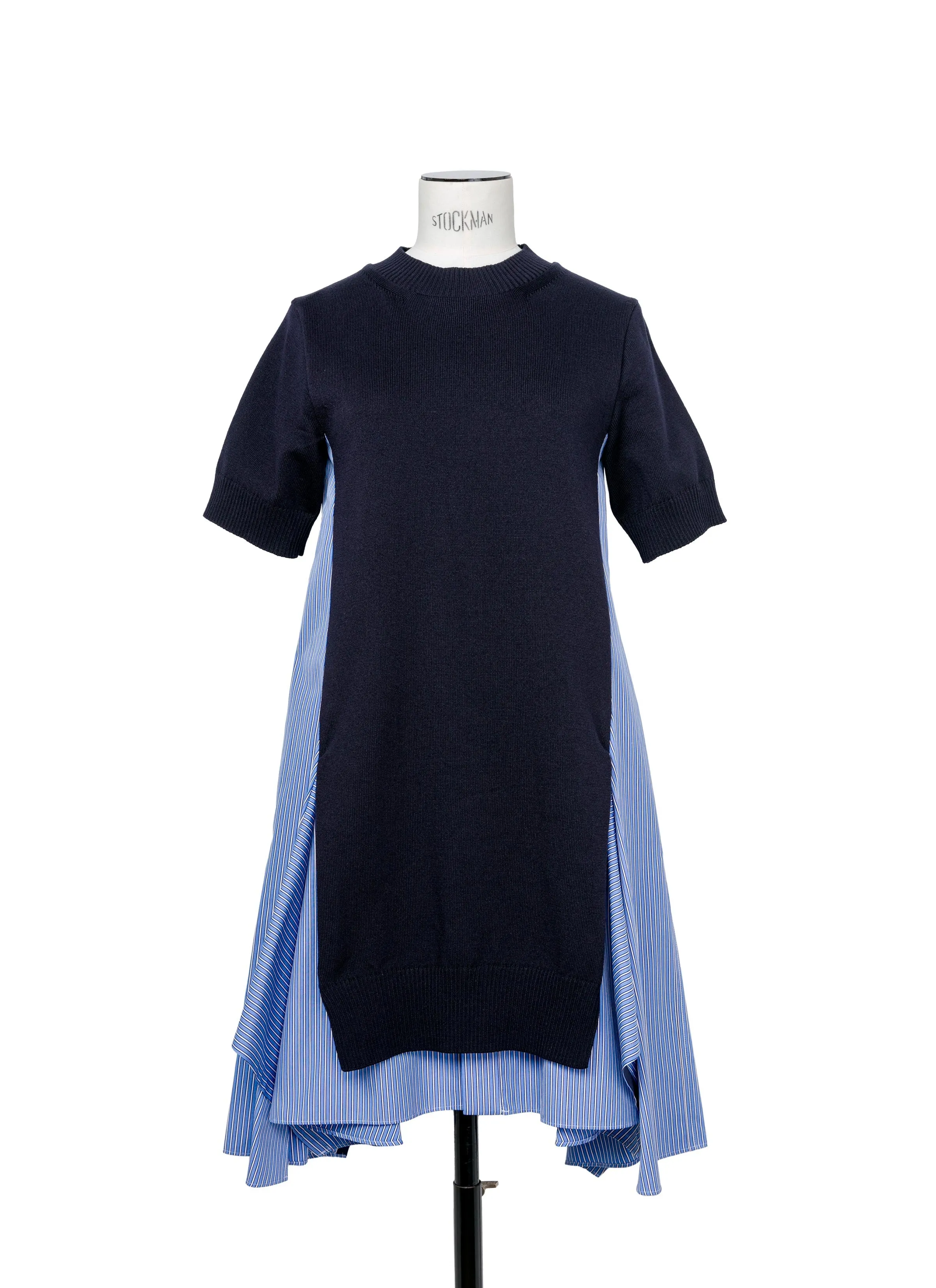 Cotton Poplin x Knit Dress sold by Sacai product image thumbnail 2