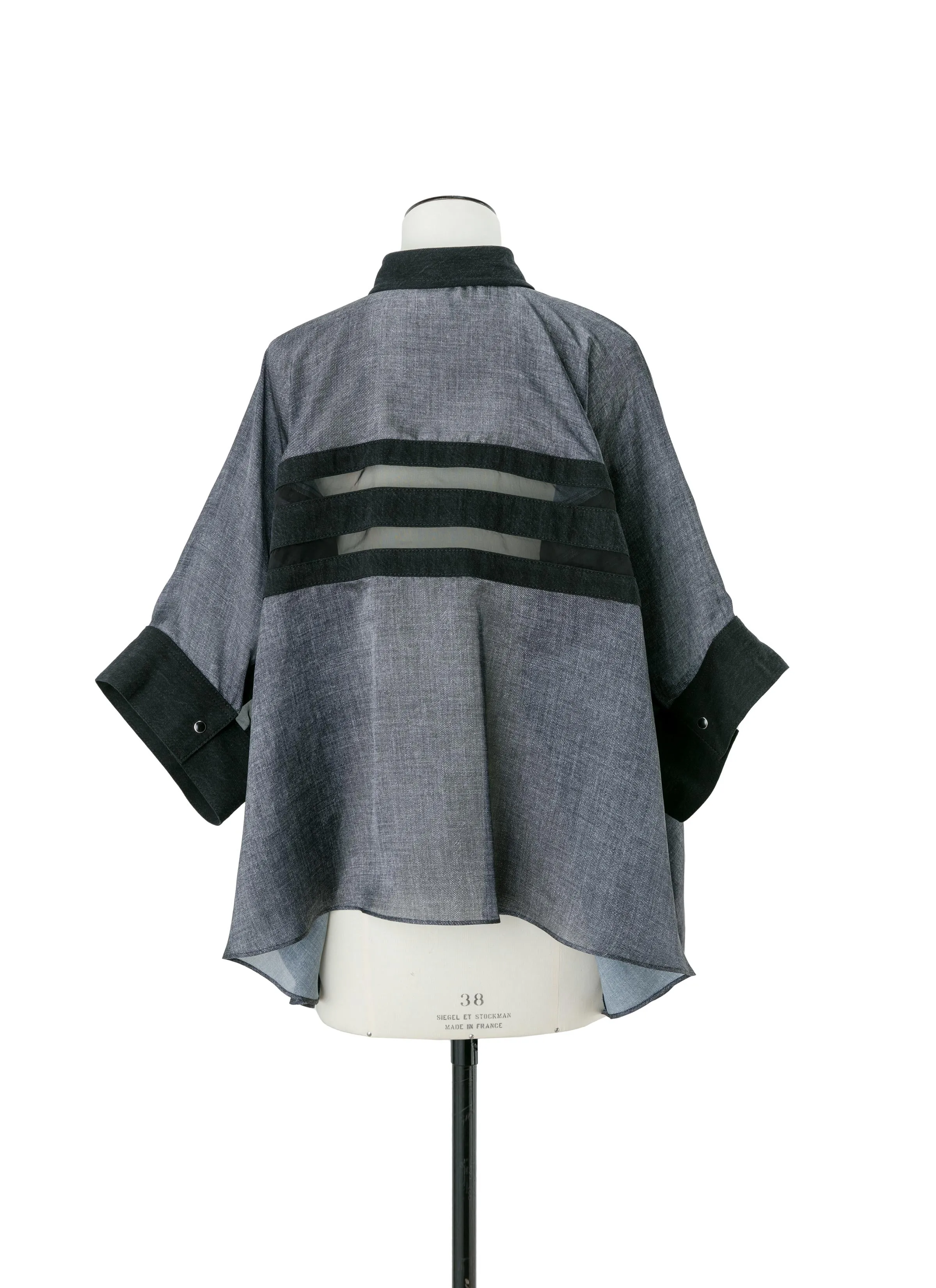 Denim Print Shirt sold by Sacai product image thumbnail 3