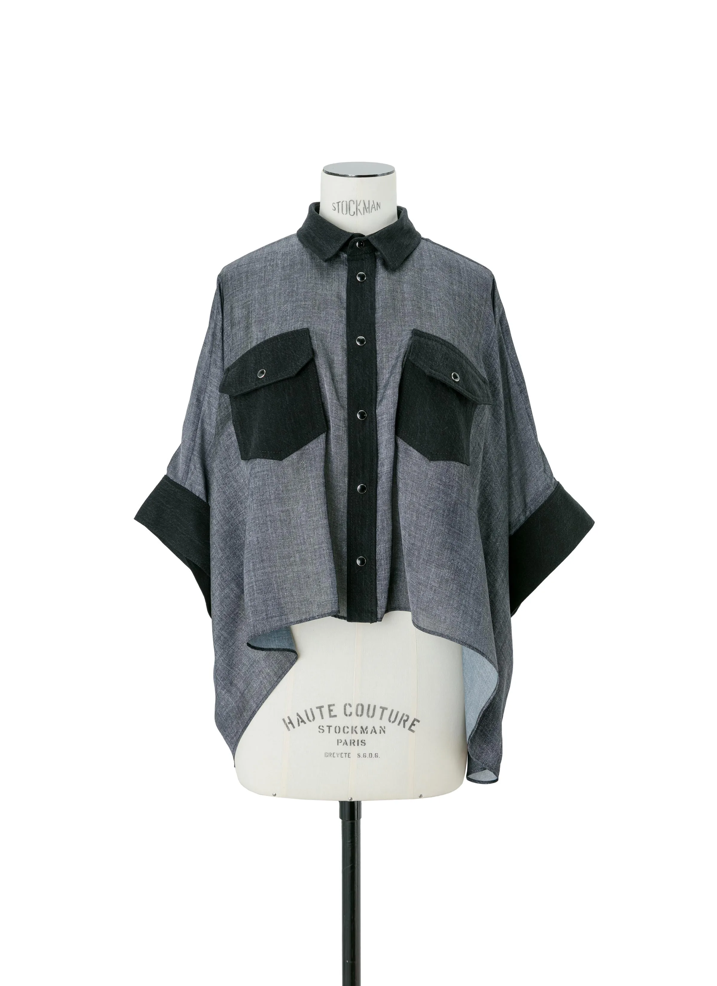 Denim Print Shirt sold by Sacai