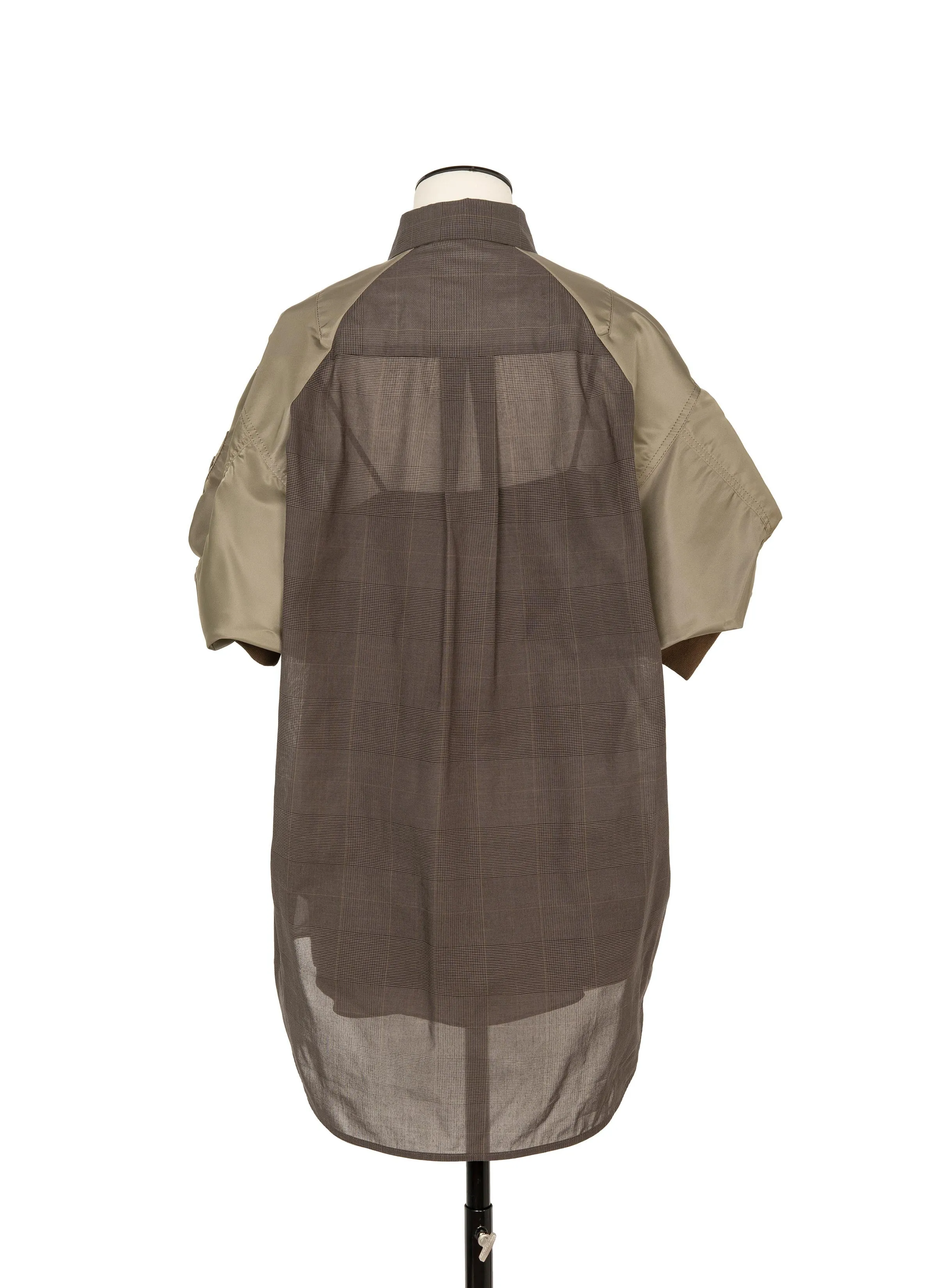 High Twist Voile x Nylon Twill Dress sold by Sacai product image thumbnail 4
