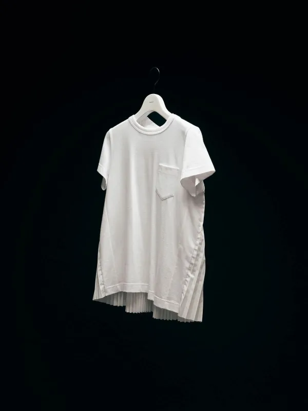 Cotton Poplin x Cotton Jersey T-Shirt sold by Sacai
