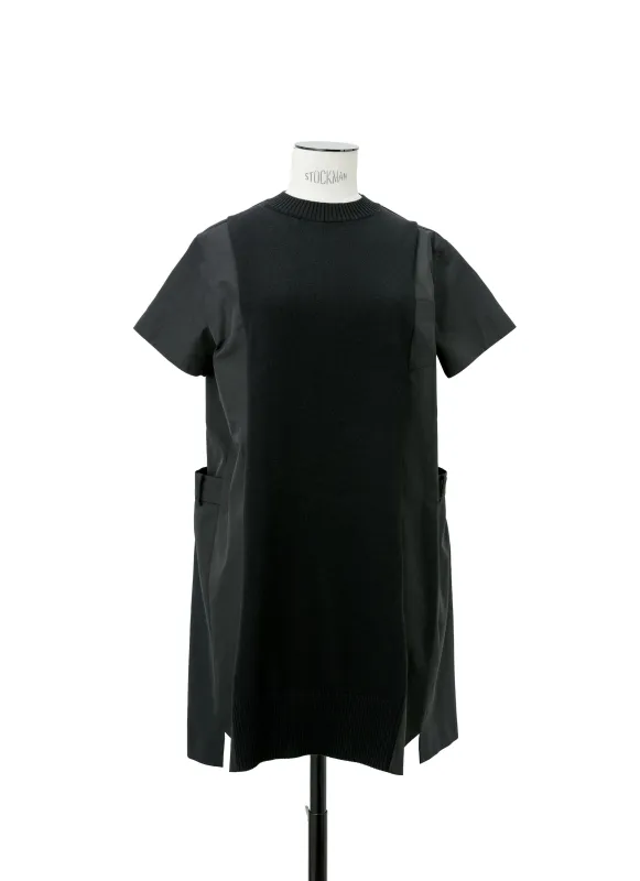 Poplin x Knit Dress sold by Sacai
