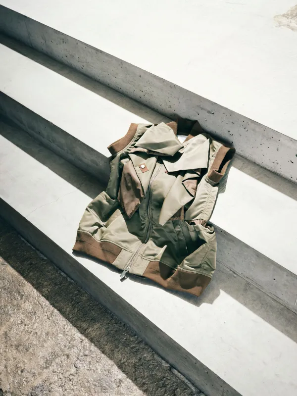 Nylon Twill Vest sold by Sacai