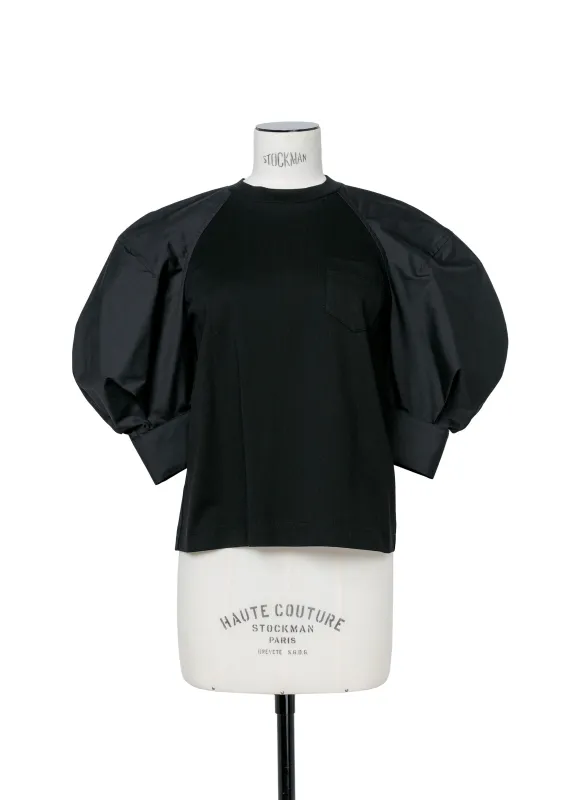 Cotton Poplin x Cotton Jersey T-Shirt sold by Sacai