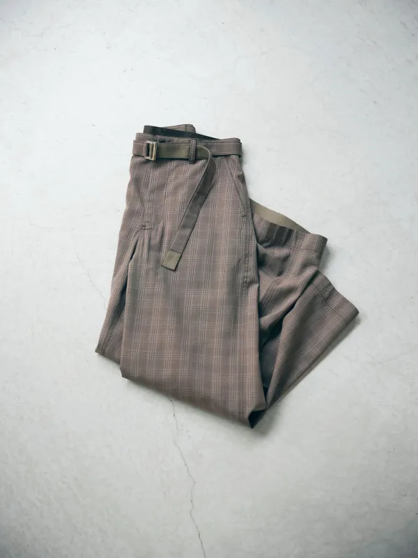 Wool Silk Suiting Pants made by Sacai