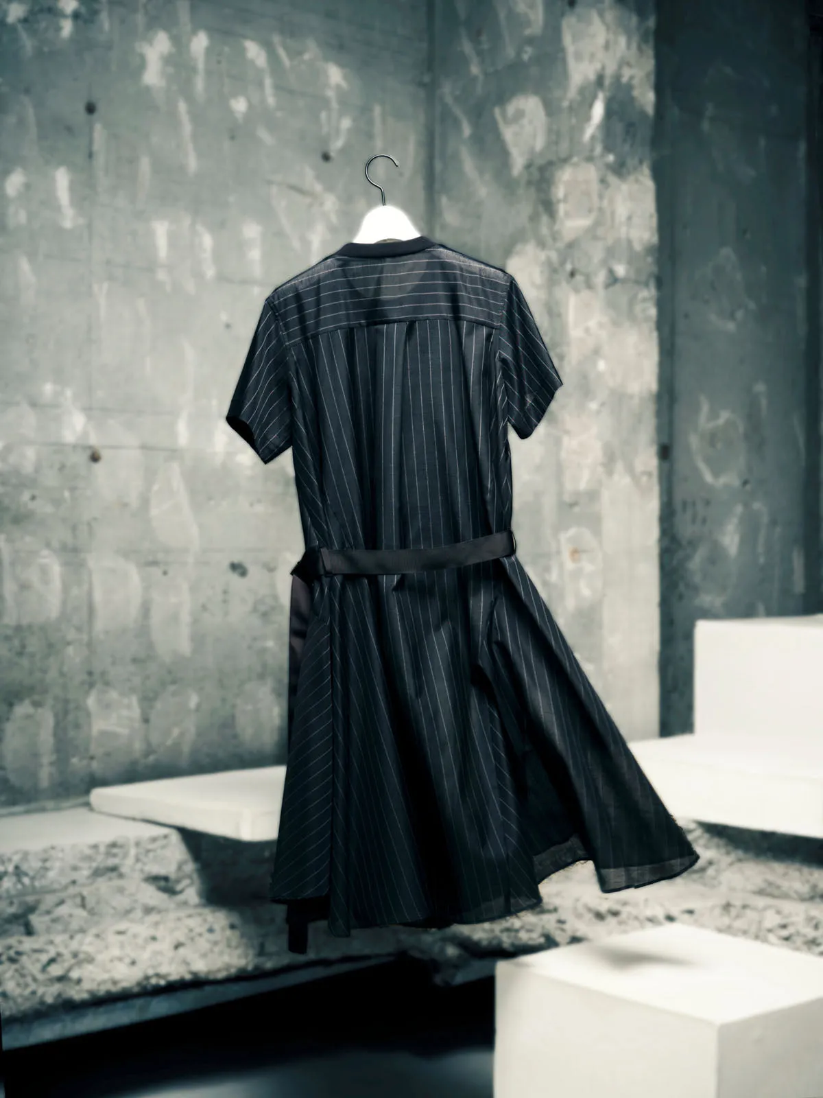 Spun Organza x Cotton Jersey Dress sold by Sacai product image thumbnail 5