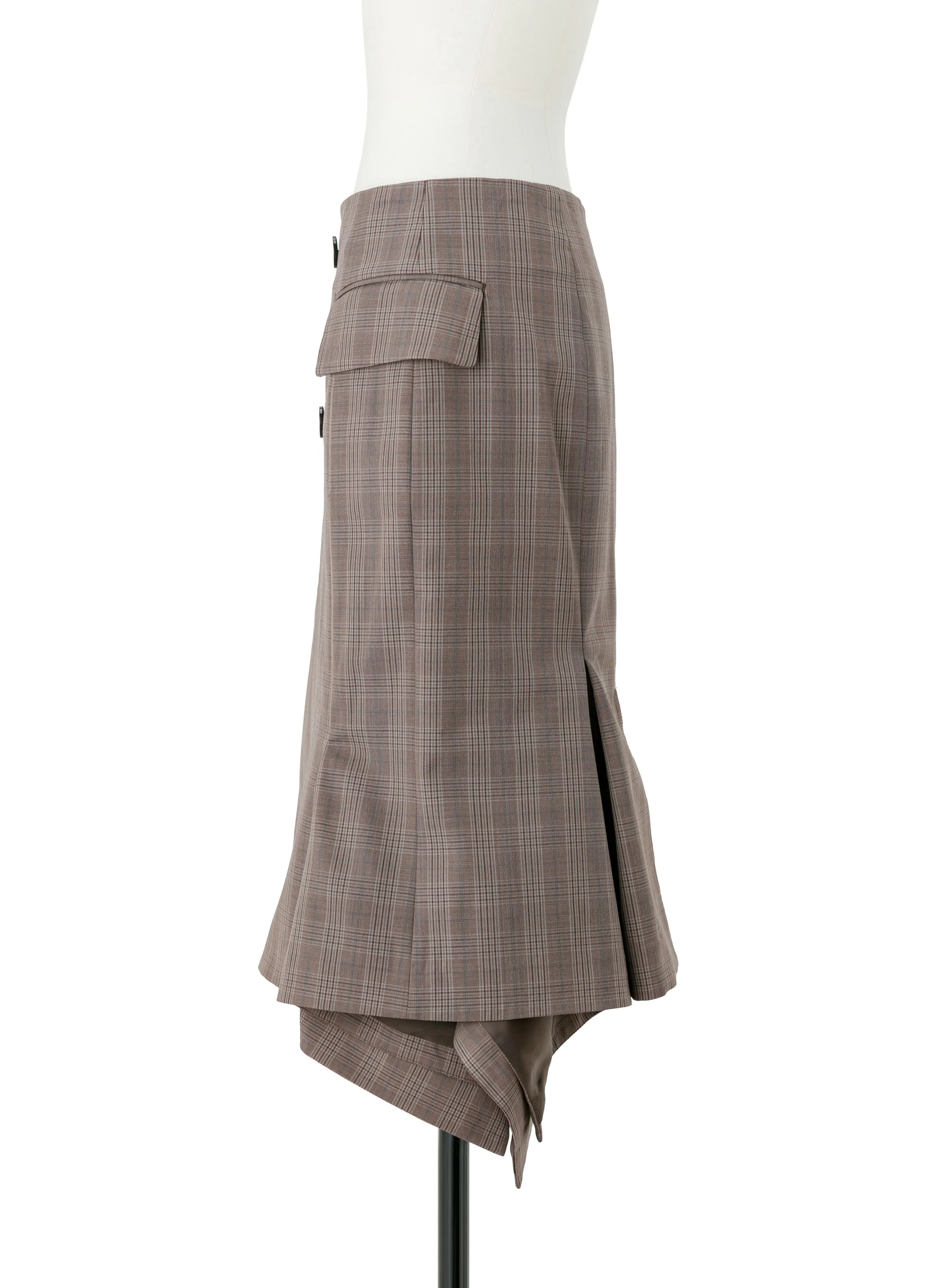 Wool Silk Suiting Skirt sold by Sacai product image thumbnail 2