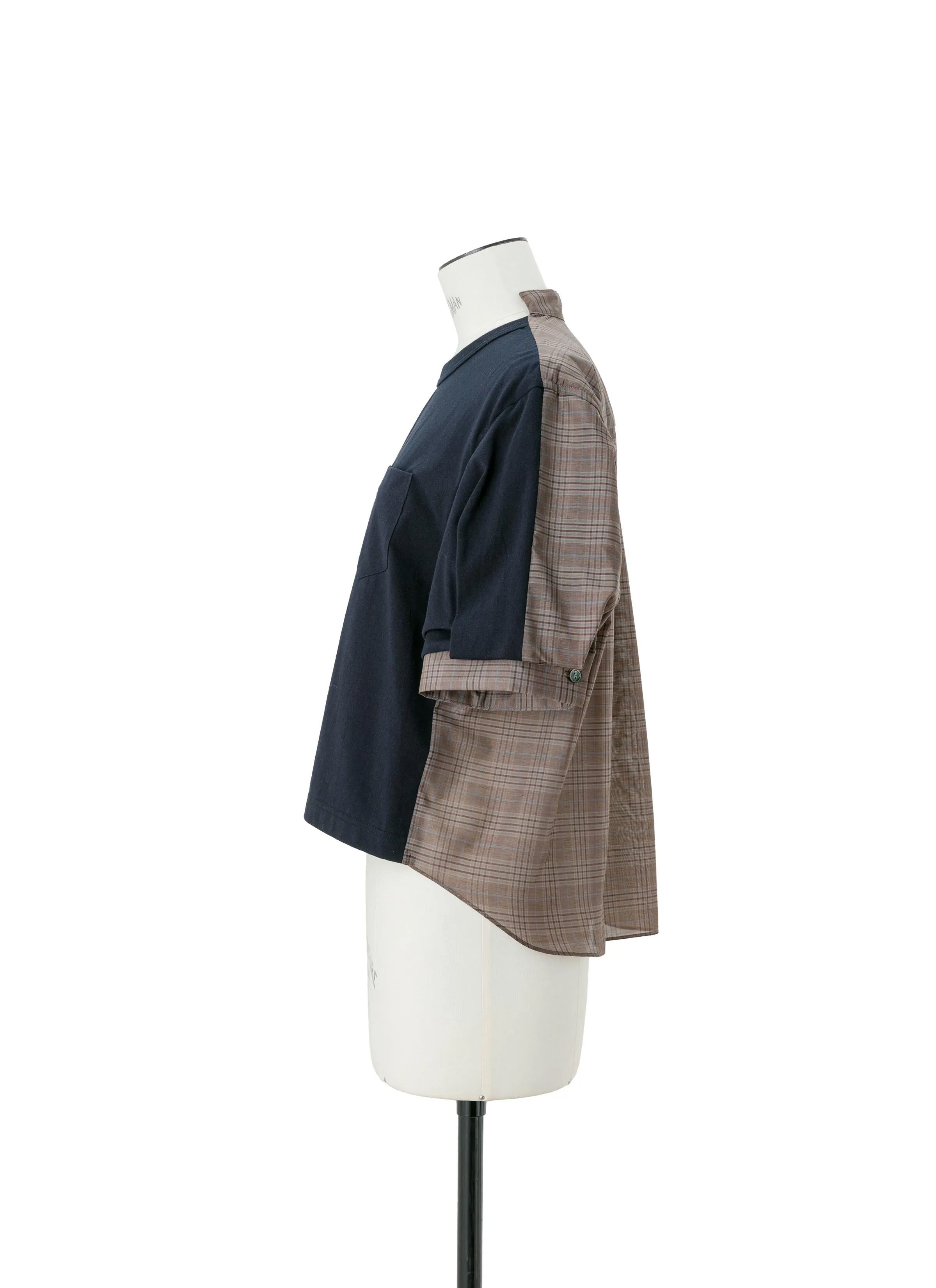 Spun Organza x Cotton Jersey T-Shirt sold by Sacai product image thumbnail 3