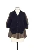 High Twist Voile x Knit Cardigan sold by Sacai