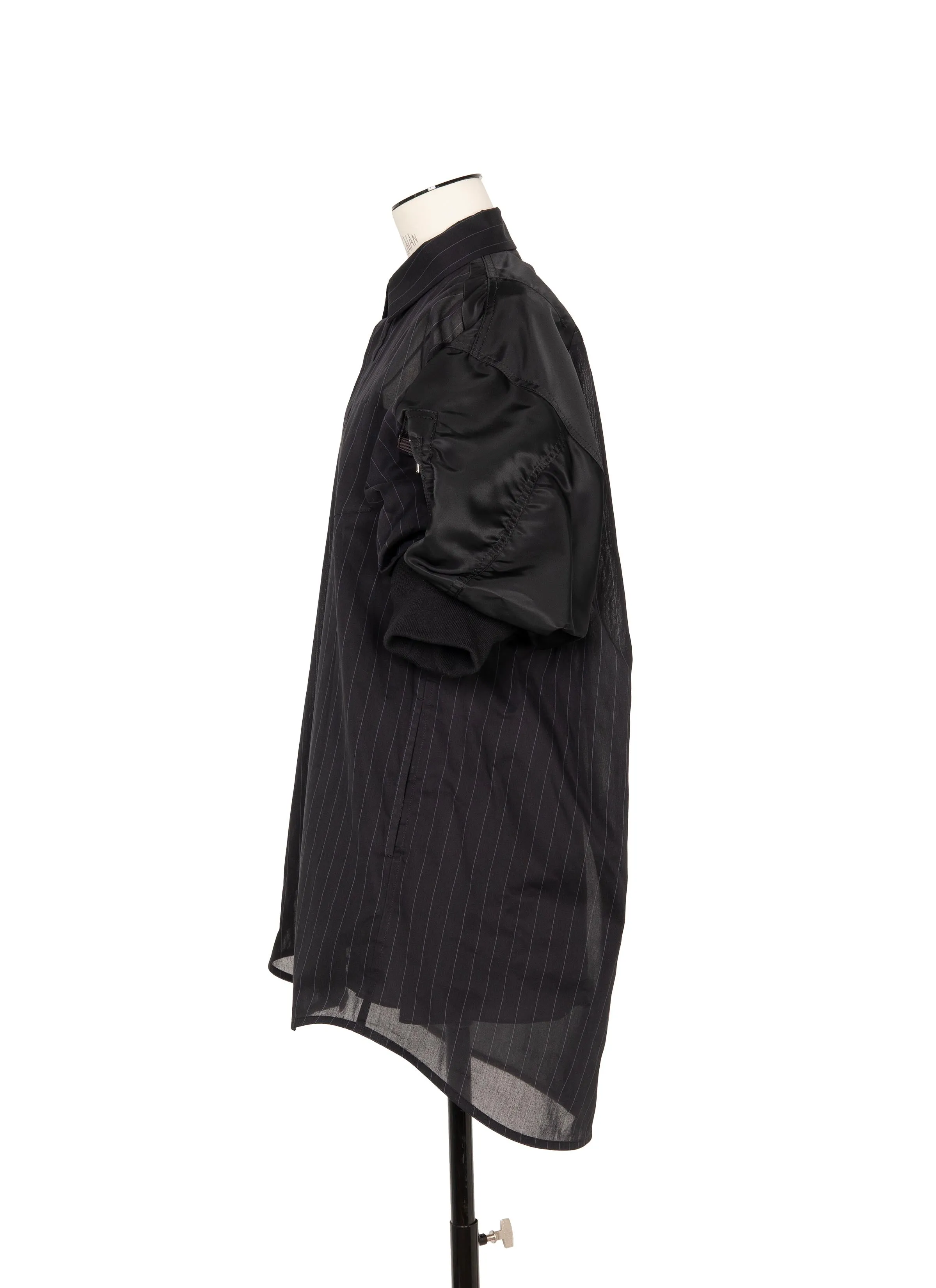 High Twist Voile x Nylon Twill Dress sold by Sacai product image thumbnail 3