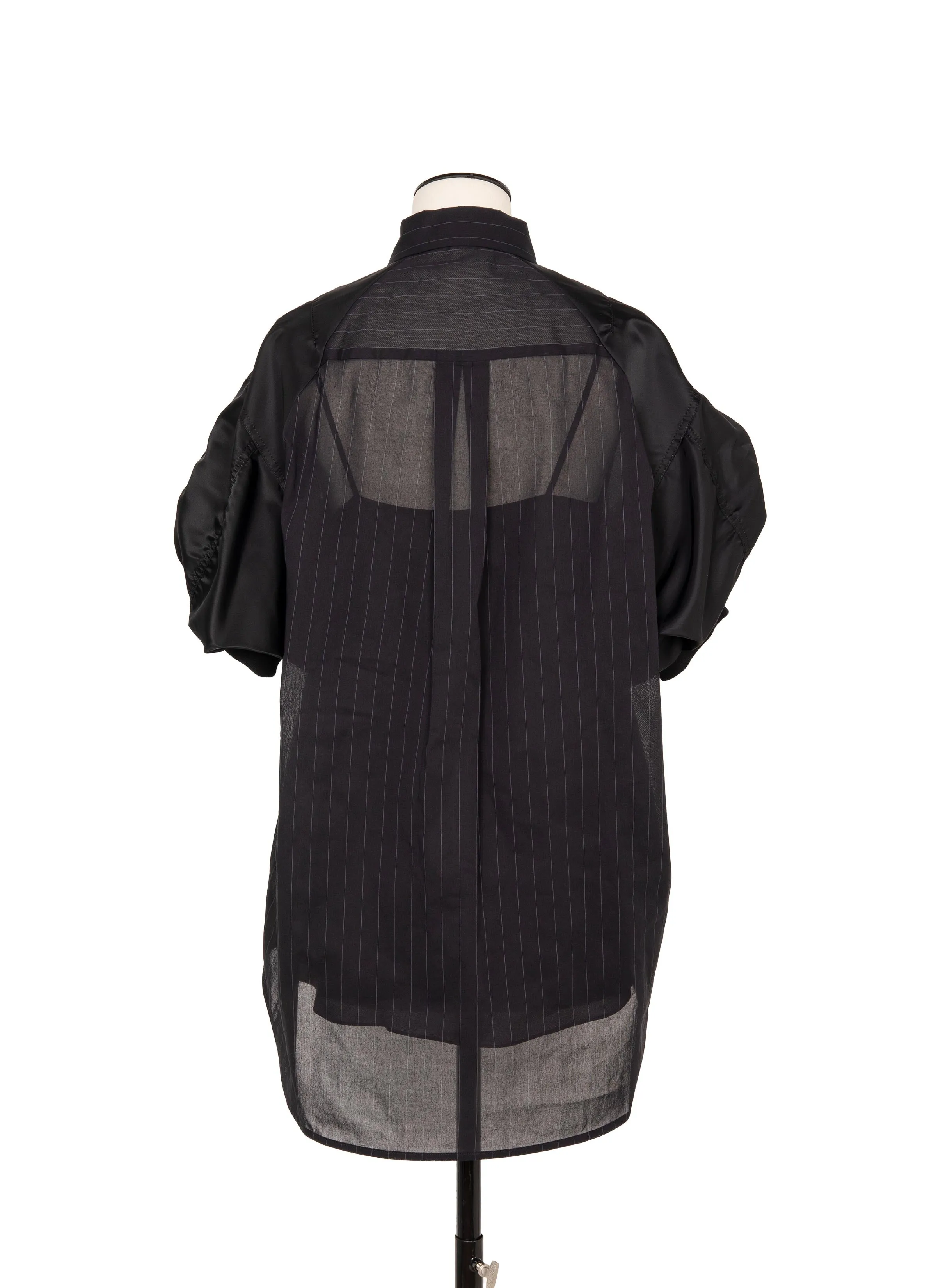 High Twist Voile x Nylon Twill Dress sold by Sacai product image thumbnail 4