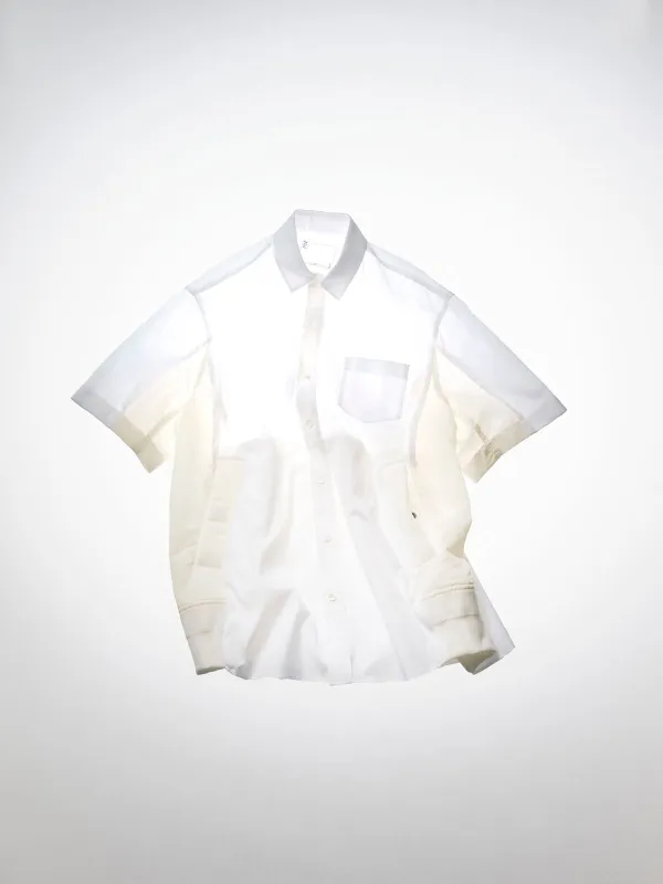 Cotton Poplin Shirt made by Sacai