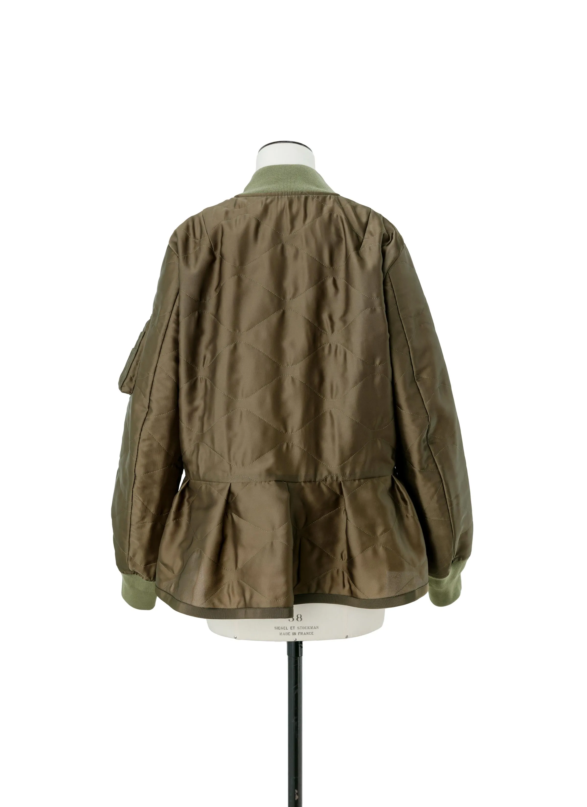 Quilted Satin Blouson sold by Sacai product image thumbnail 3