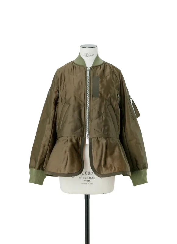 Quilted Satin Blouson sold by Sacai