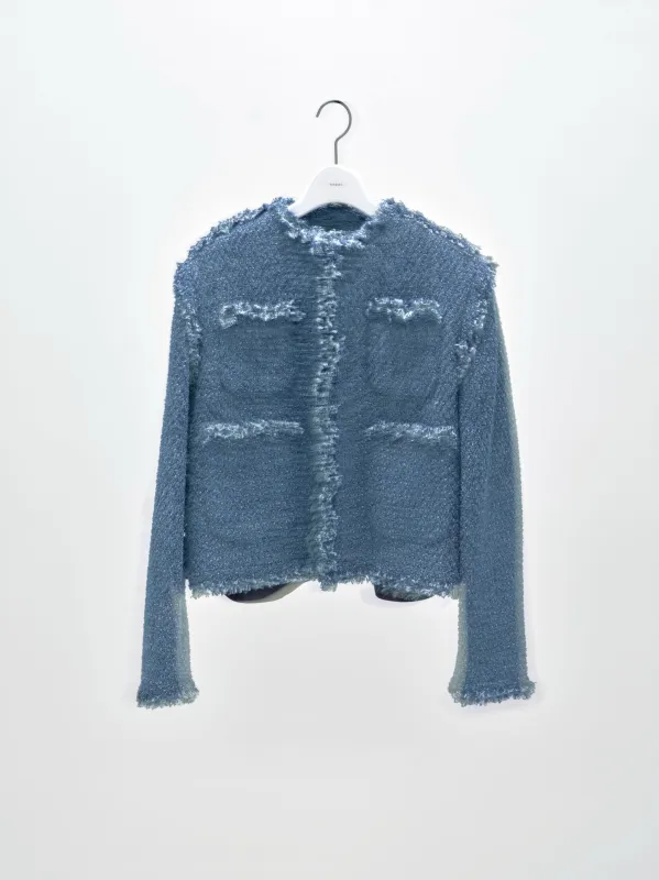Punching Denim Jacket sold by Sacai