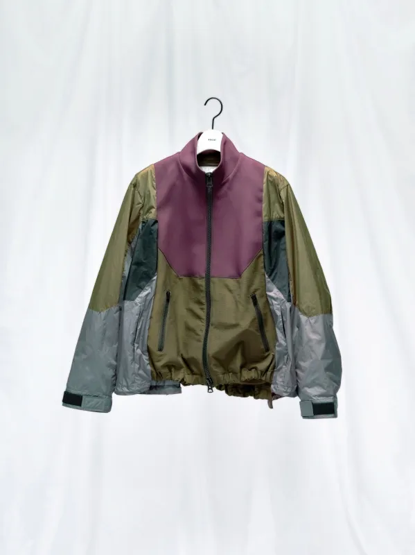 Matelasse Twill Mix Blouson made by Sacai