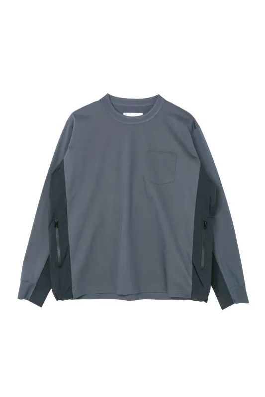 Cotton Jersey L/S T-shirt sold by Sacai