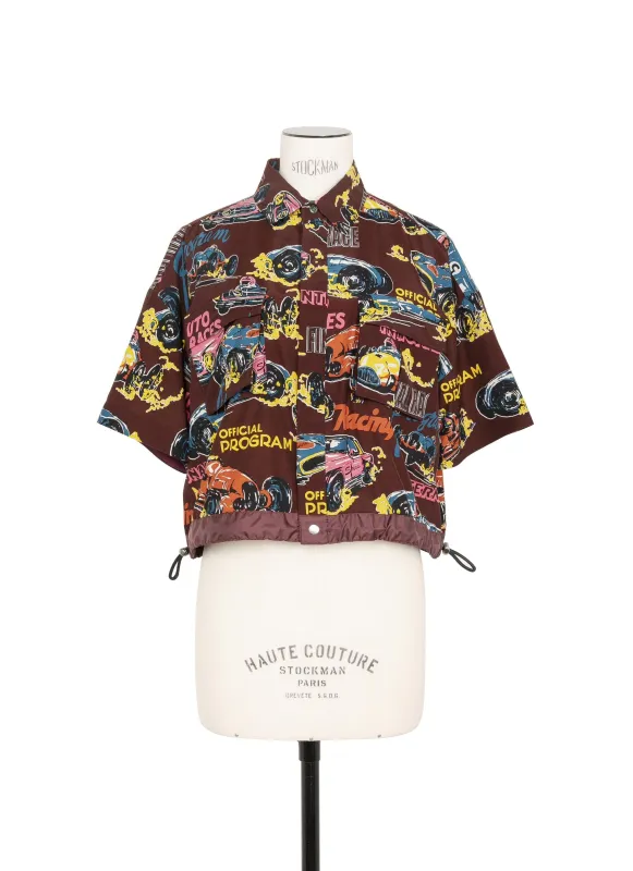 Car Race / Tropical Print Shirt sold by Sacai