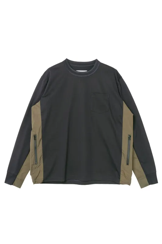 Cotton Jersey L/S T-shirt sold by Sacai