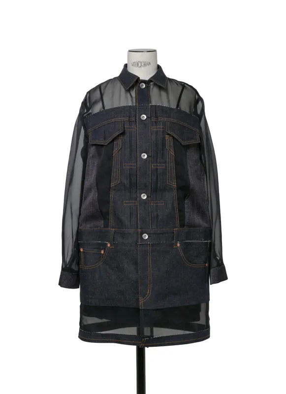 Denim Mix Dress sold by Sacai