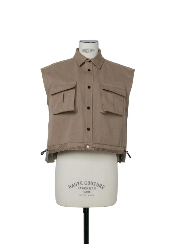 Denim Mix Shirt sold by Sacai