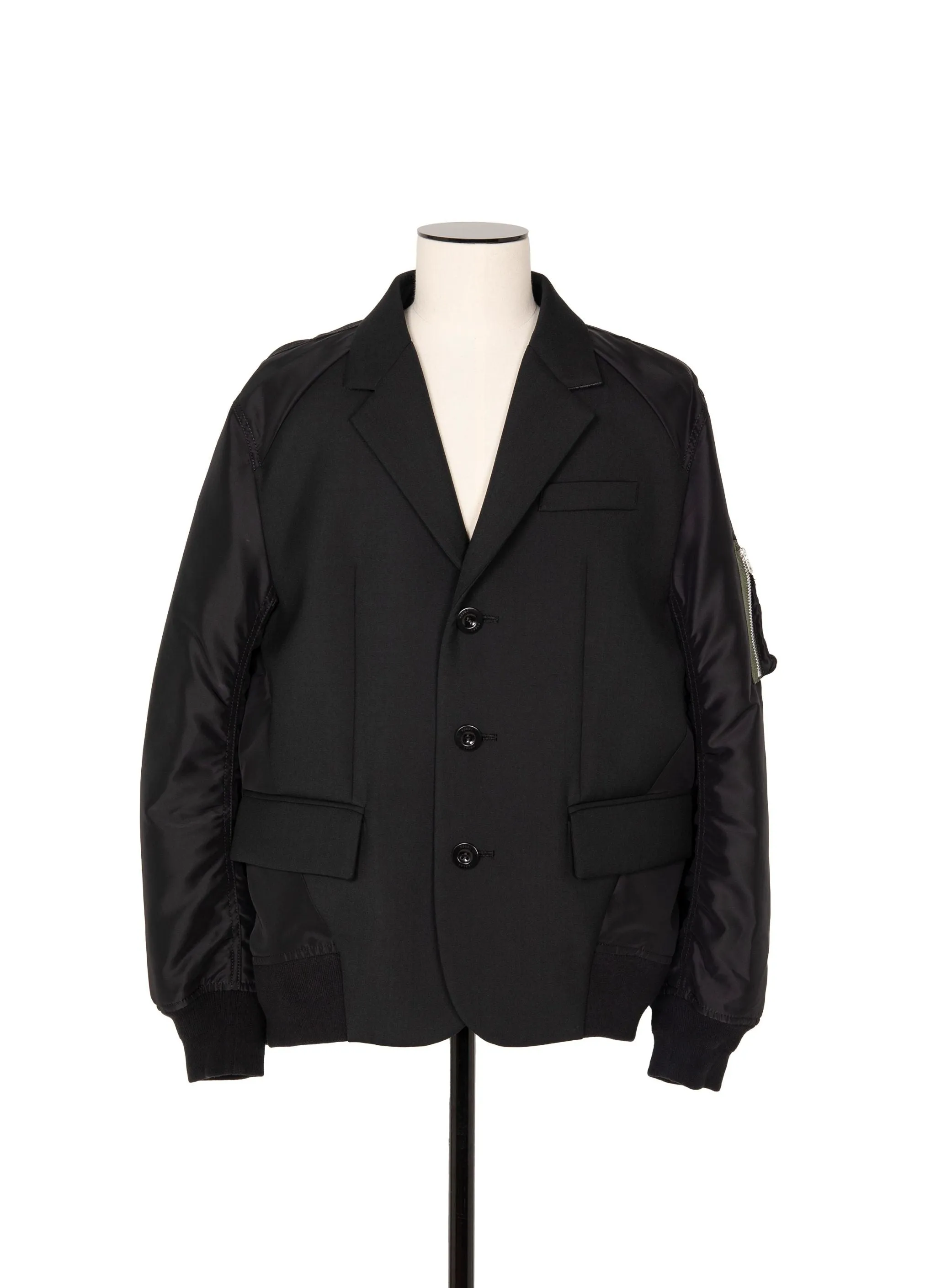 Suiting Bonding Mix Jacket sold by Sacai product image thumbnail 2