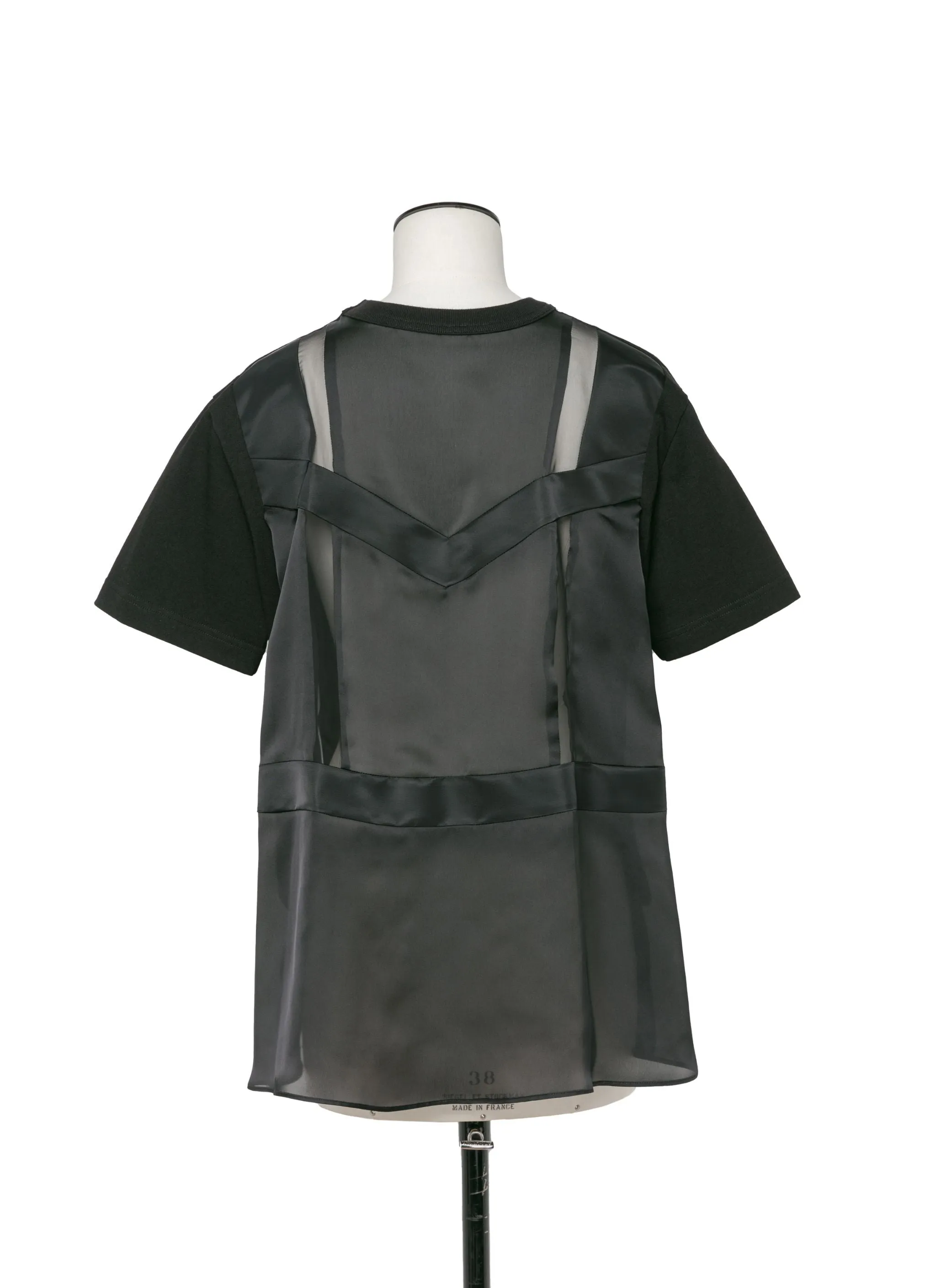 Nylon Twill Mix Cotton Jersey T-Shirt sold by Sacai product image thumbnail 3