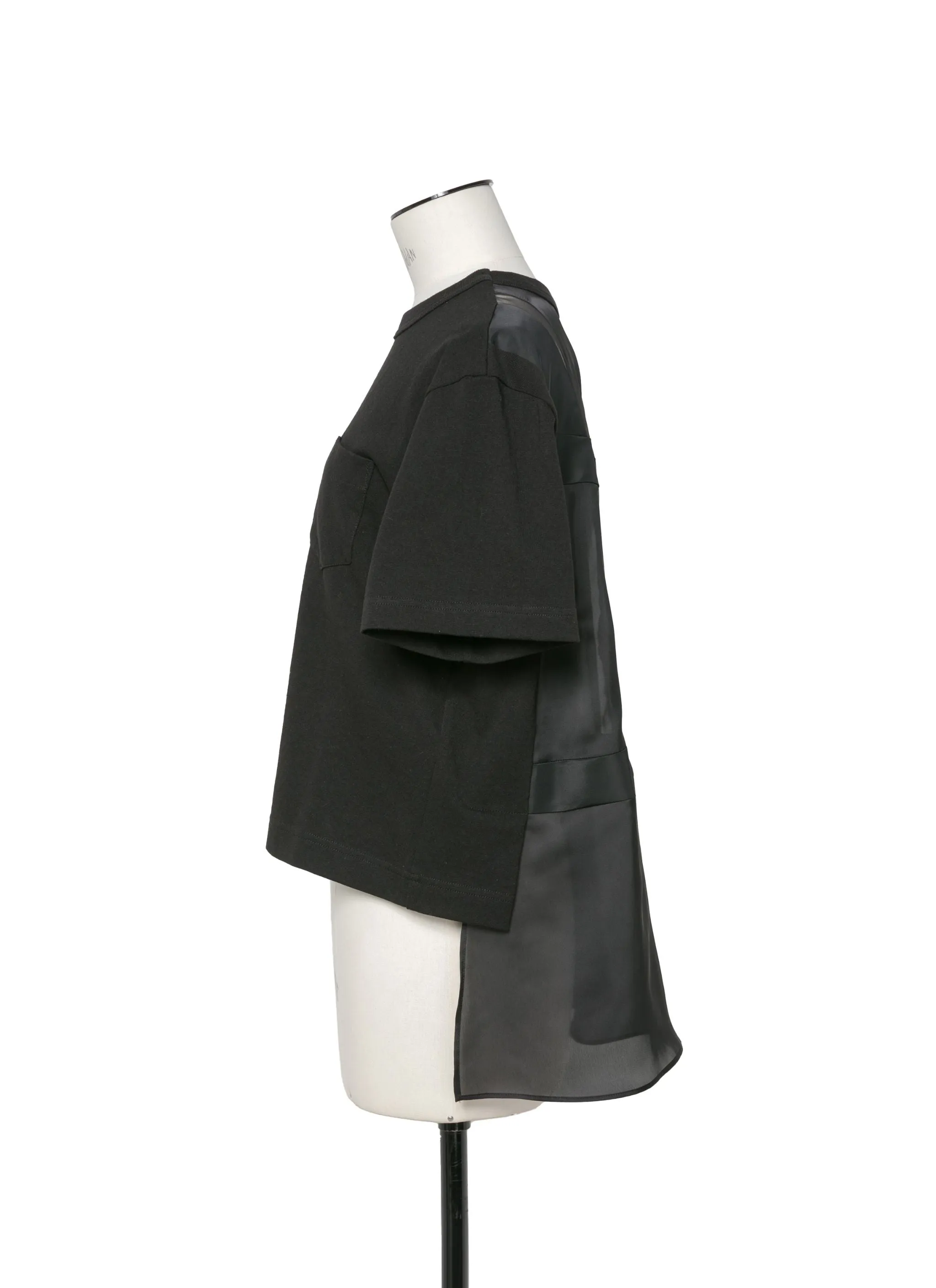 Nylon Twill Mix Cotton Jersey T-Shirt sold by Sacai product image thumbnail 2