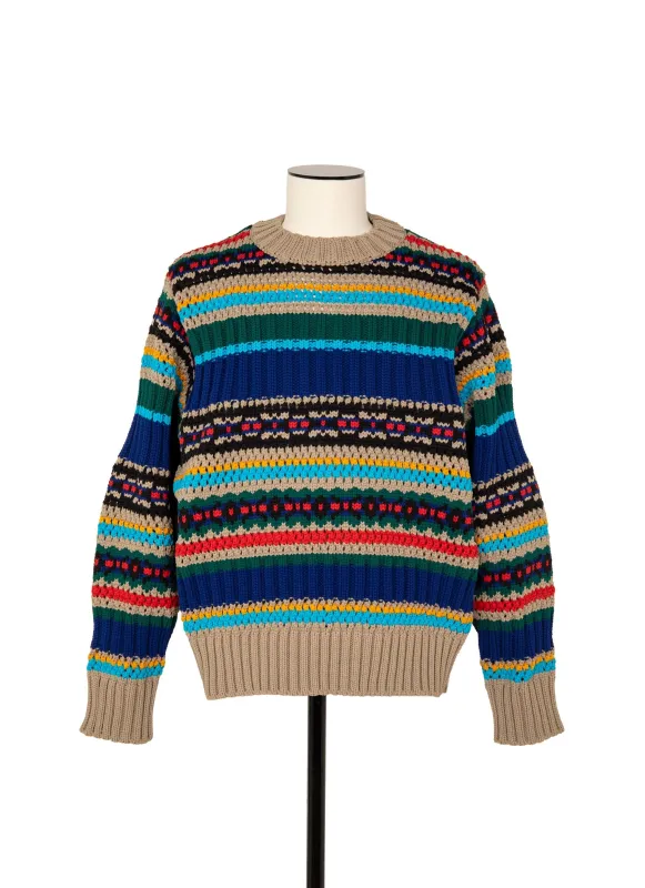 Mesh Knit Pullover sold by Sacai