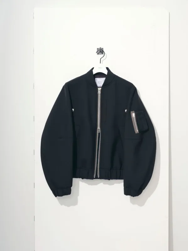 Suiting Bonding Blouson sold by Sacai