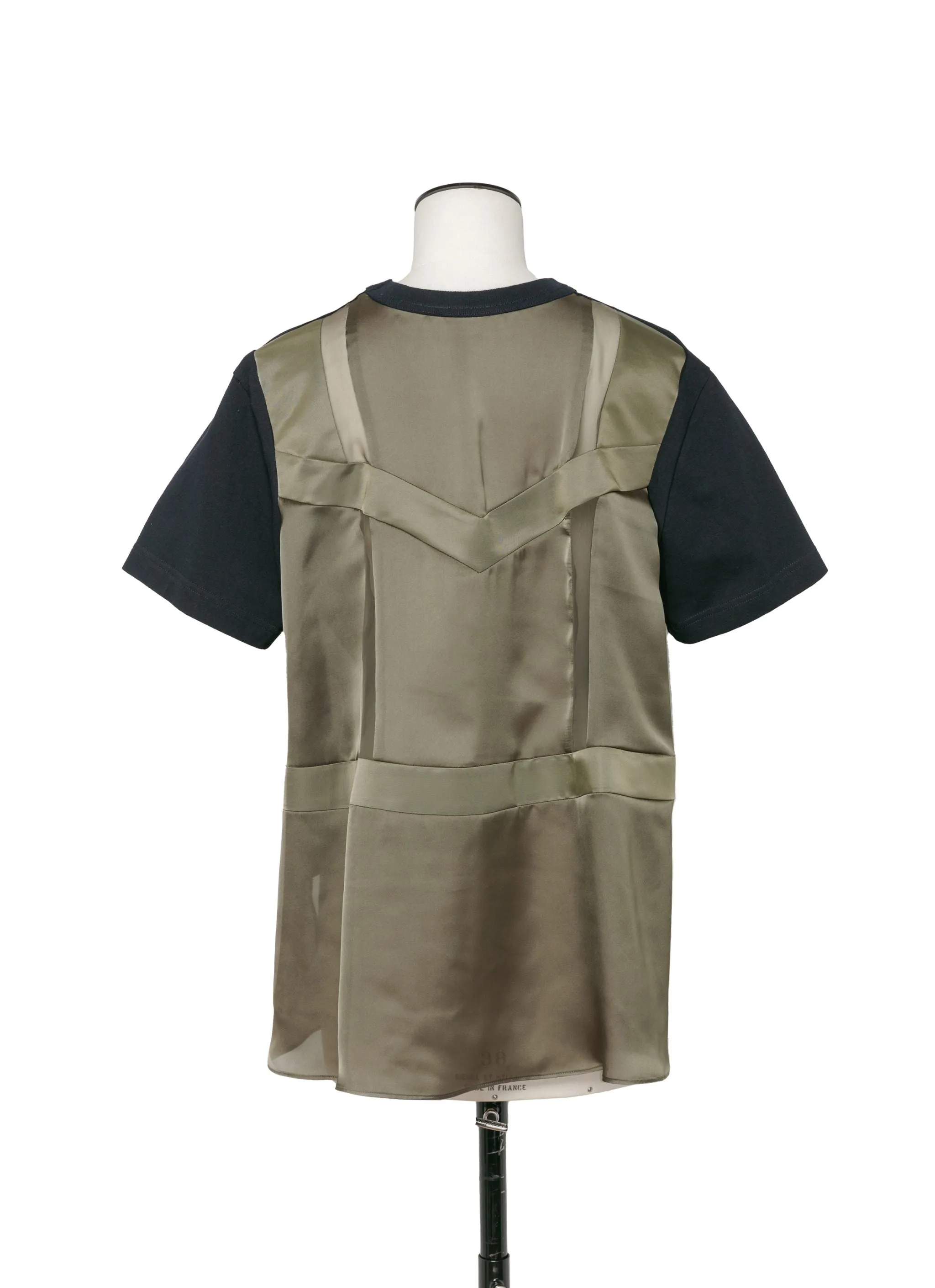 Nylon Twill Mix Cotton Jersey T-Shirt sold by Sacai product image thumbnail 3