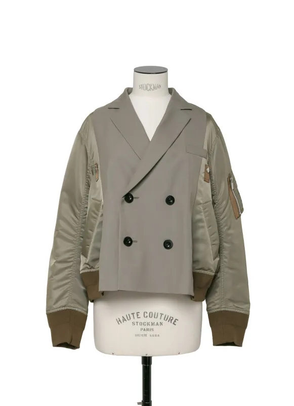 Suiting x Nylon Twill Jacket sold by Sacai