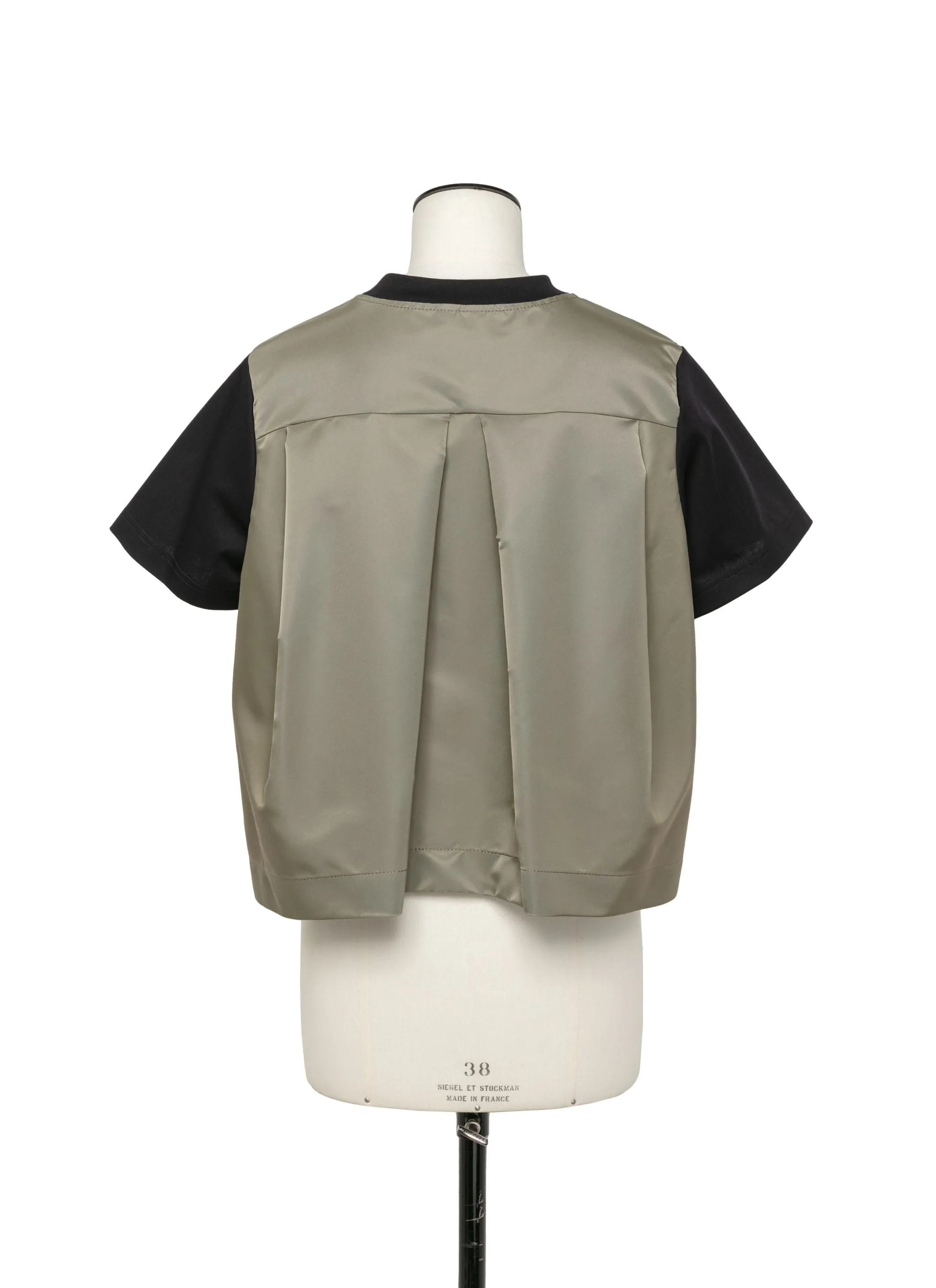 Nylon Twill Mix Cotton Jersey T-Shirt sold by Sacai product image thumbnail 4