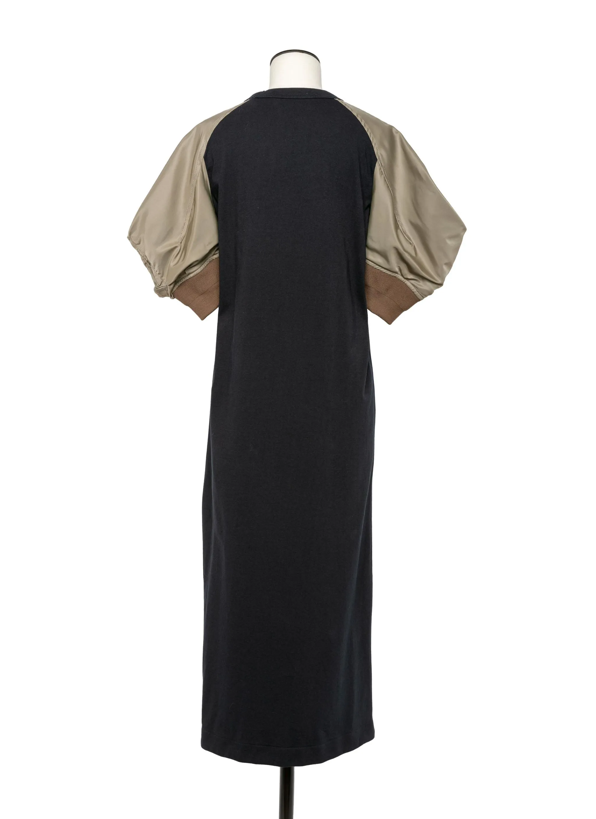 Nylon Twill Mix Cotton Jersey Dress sold by Sacai product image thumbnail 4