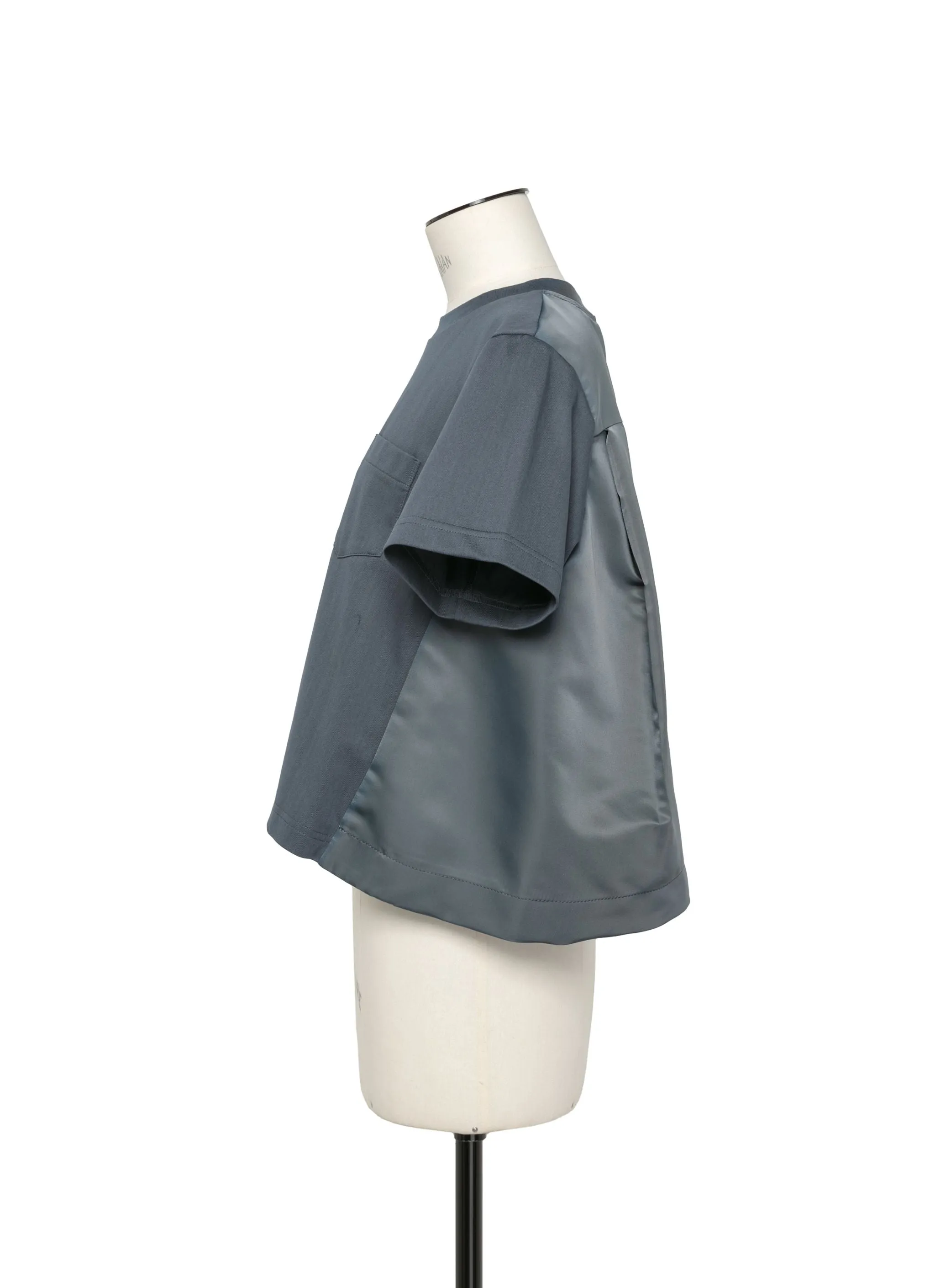 Nylon Twill Mix Cotton Jersey T-Shirt sold by Sacai product image thumbnail 2