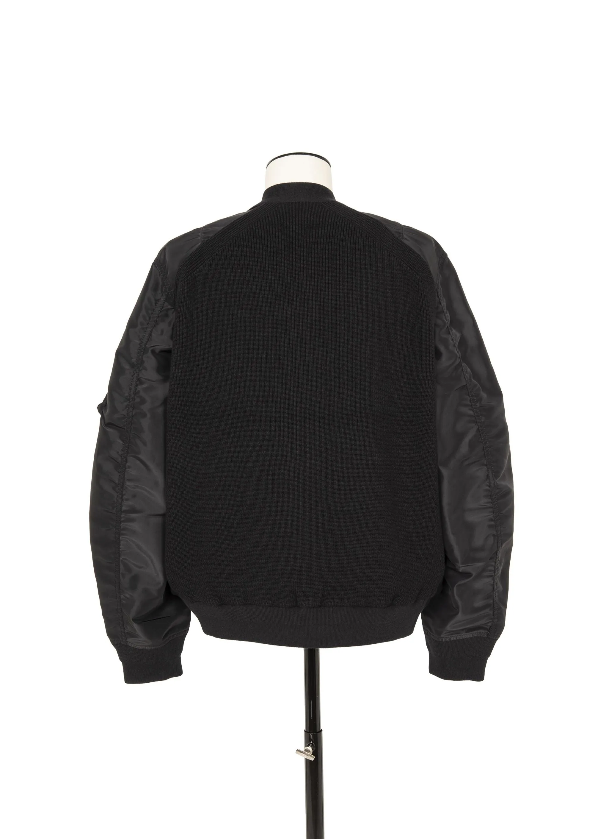 Nylon Twill x Knit Blouson sold by Sacai product image thumbnail 4