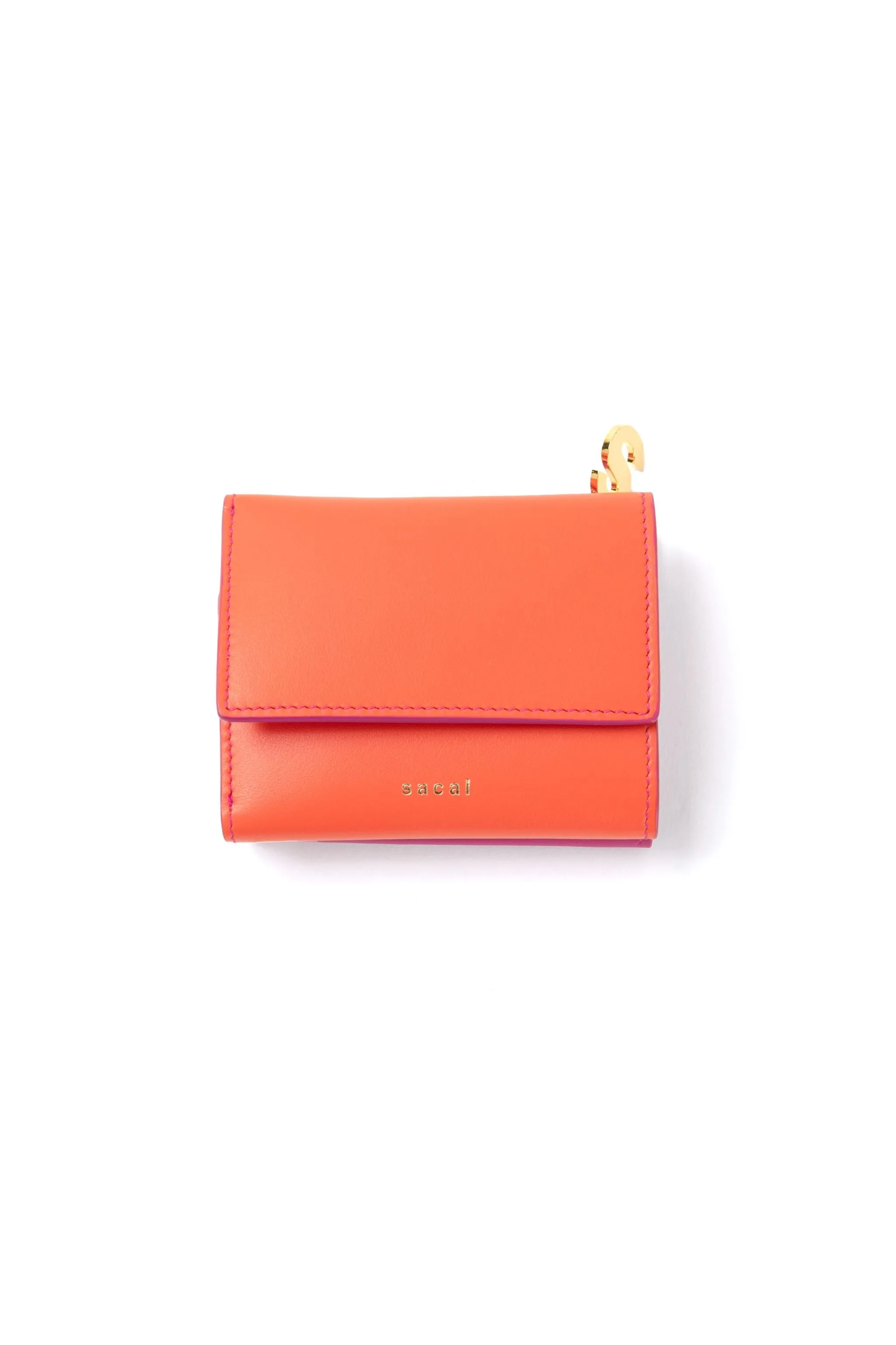 Bicolor Trifold Wallet sold by Sacai