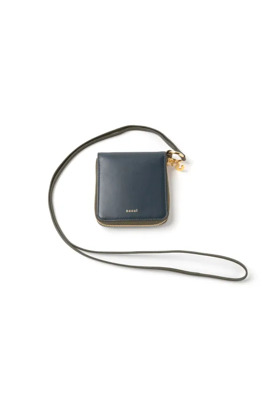 Bicolor Half Fold Wallet made by Sacai