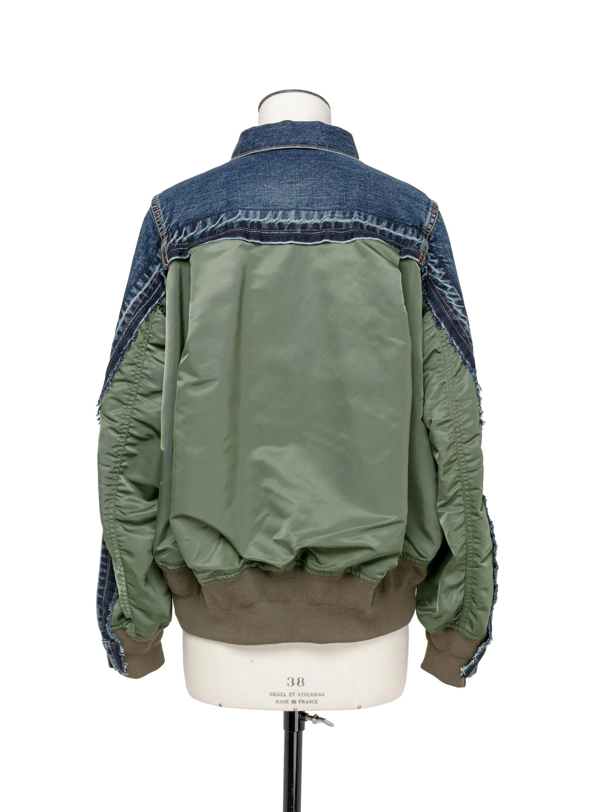 Denim x Nylon Twill Jacket sold by Sacai product image thumbnail 3